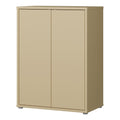 Alice Springs Tall 2 Door Cupboard with Push-to-Open Doors in Butter Yellow - image 3