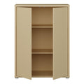 Alice Springs Tall 2 Door Cupboard with Push-to-Open Doors in Butter Yellow - image 5