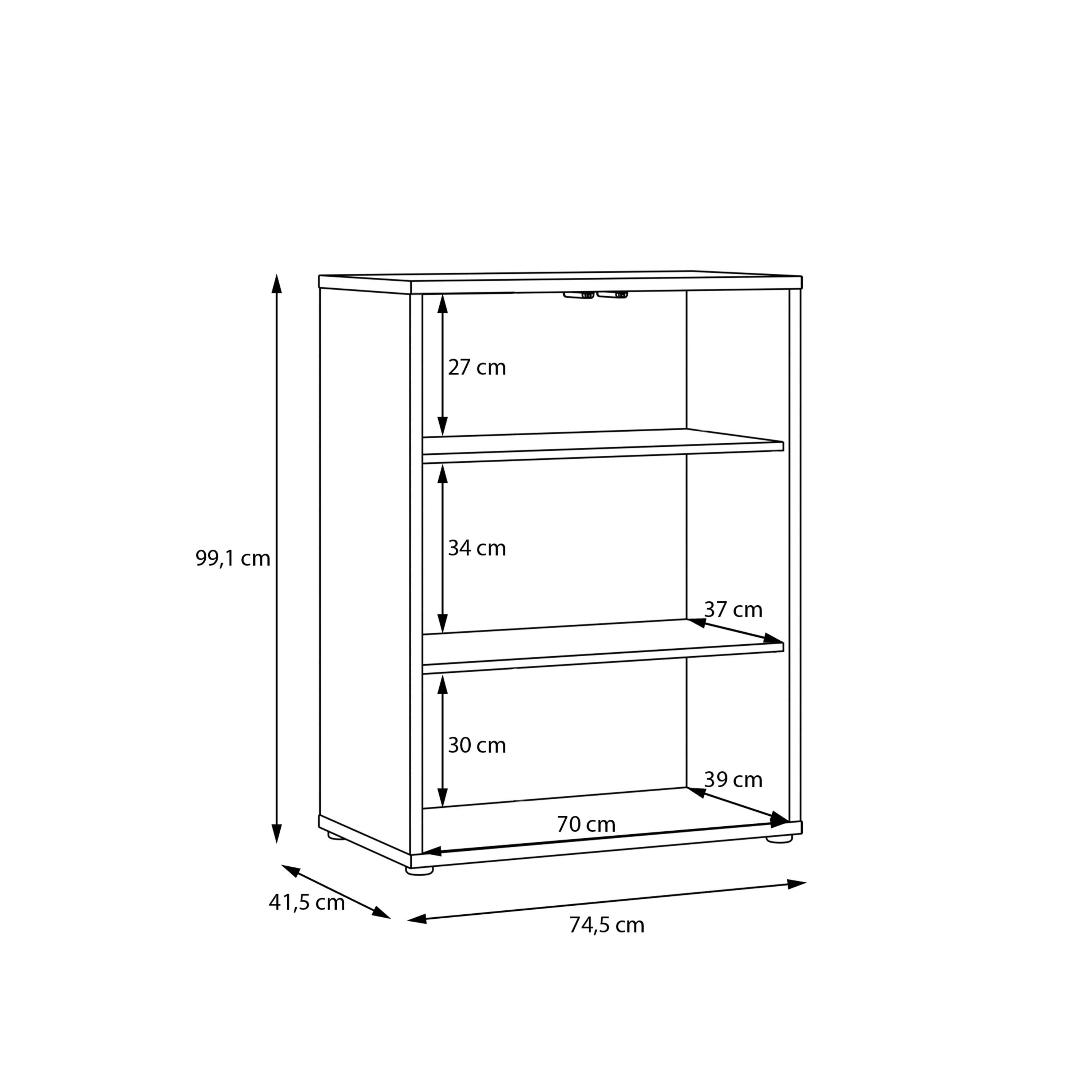 Alice Springs Tall 2 Door Cupboard with Push-to-Open Doors in Butter Yellow - image 8