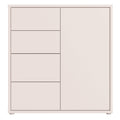 Alice Springs Storage Unit with 4 Drawers & 1 Door with Push-to-Open in Sand - image 2