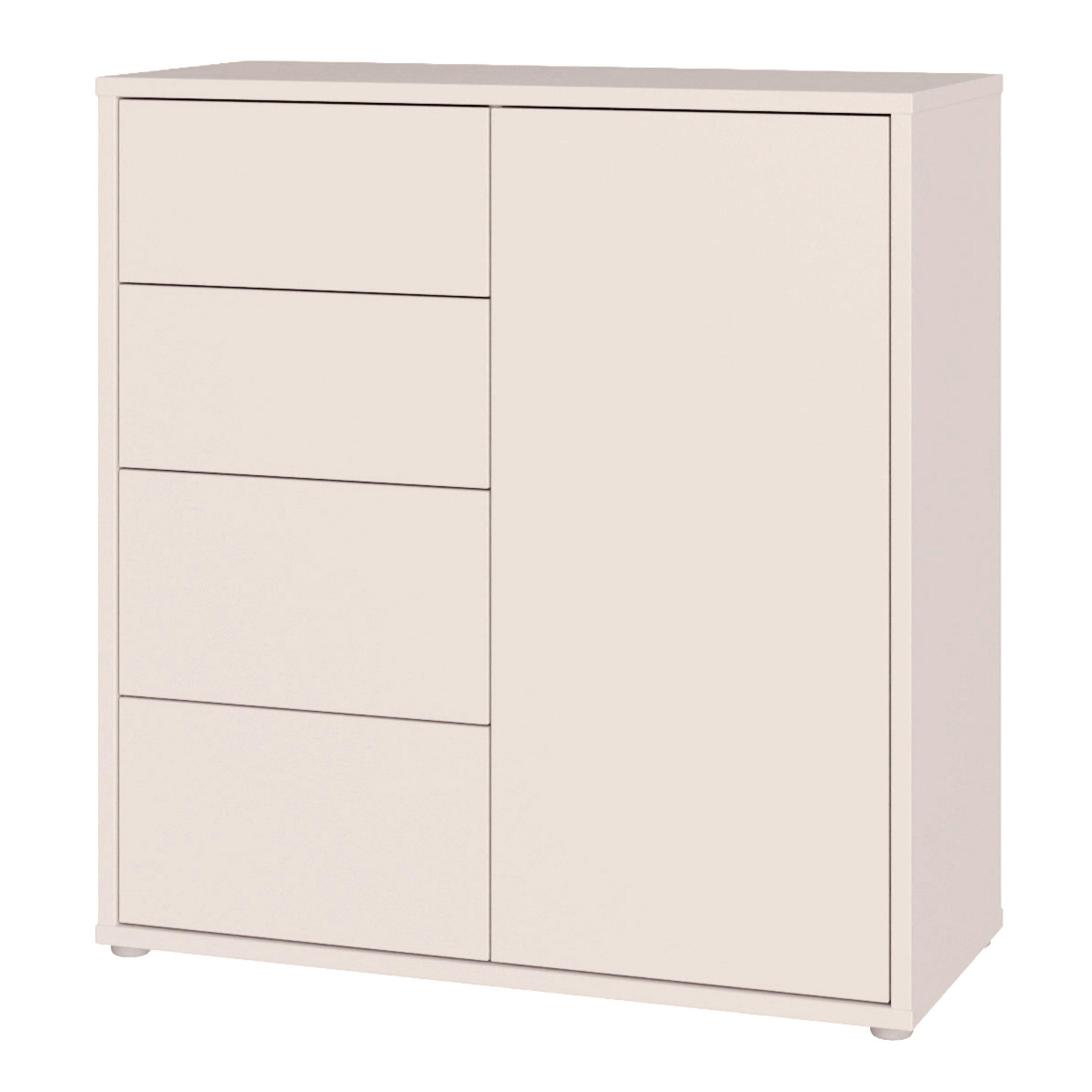 Alice Springs Storage Unit with 4 Drawers & 1 Door with Push-to-Open in Sand - image 3