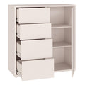 Alice Springs Storage Unit with 4 Drawers & 1 Door with Push-to-Open in Sand - image 4