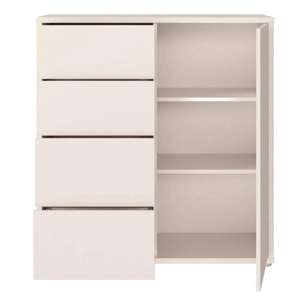 Alice Springs Storage Unit with 4 Drawers & 1 Door with Push-to-Open in Sand - image 5