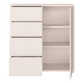 Alice Springs Storage Unit with 4 Drawers & 1 Door with Push-to-Open in Sand - image 5