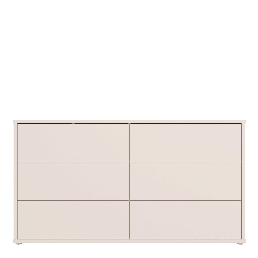 Alice Springs 6 Drawer Wide Chest with Push-to-Open Drawers in Sand - image 2