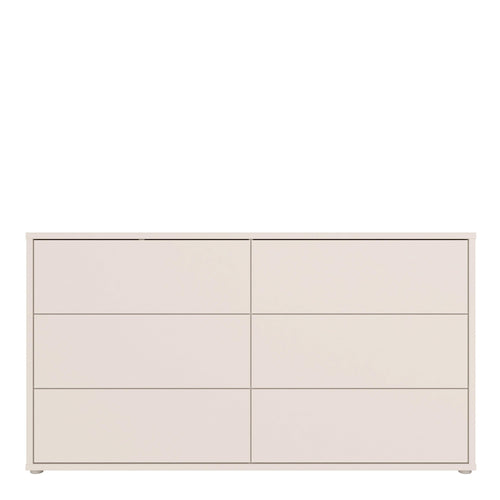 Alice Springs 6 Drawer Wide Chest with Push-to-Open Drawers in Sand - image 2