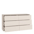 Alice Springs 6 Drawer Wide Chest with Push-to-Open Drawers in Sand - image 4