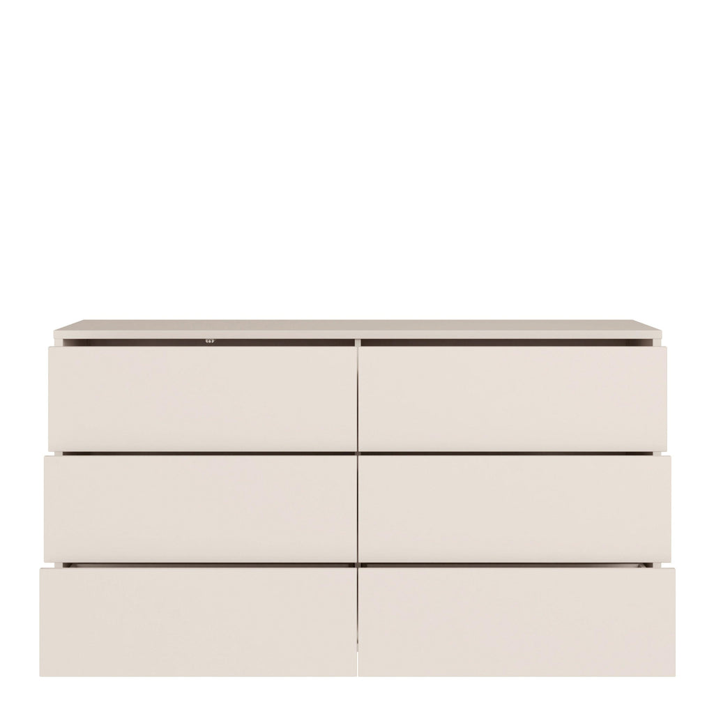 Alice Springs 6 Drawer Wide Chest with Push-to-Open Drawers in Sand - image 5