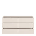 Alice Springs 6 Drawer Wide Chest with Push-to-Open Drawers in Sand - image 5
