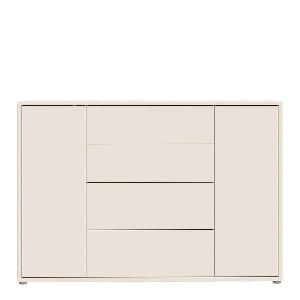 Alice Springs Wide Sideboard with 4 Drawers & 2 Doors with Push-to-Open in Sand - image 2