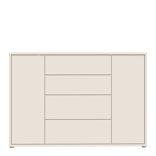 Alice Springs Wide Sideboard with 4 Drawers & 2 Doors with Push-to-Open in Sand - image 2