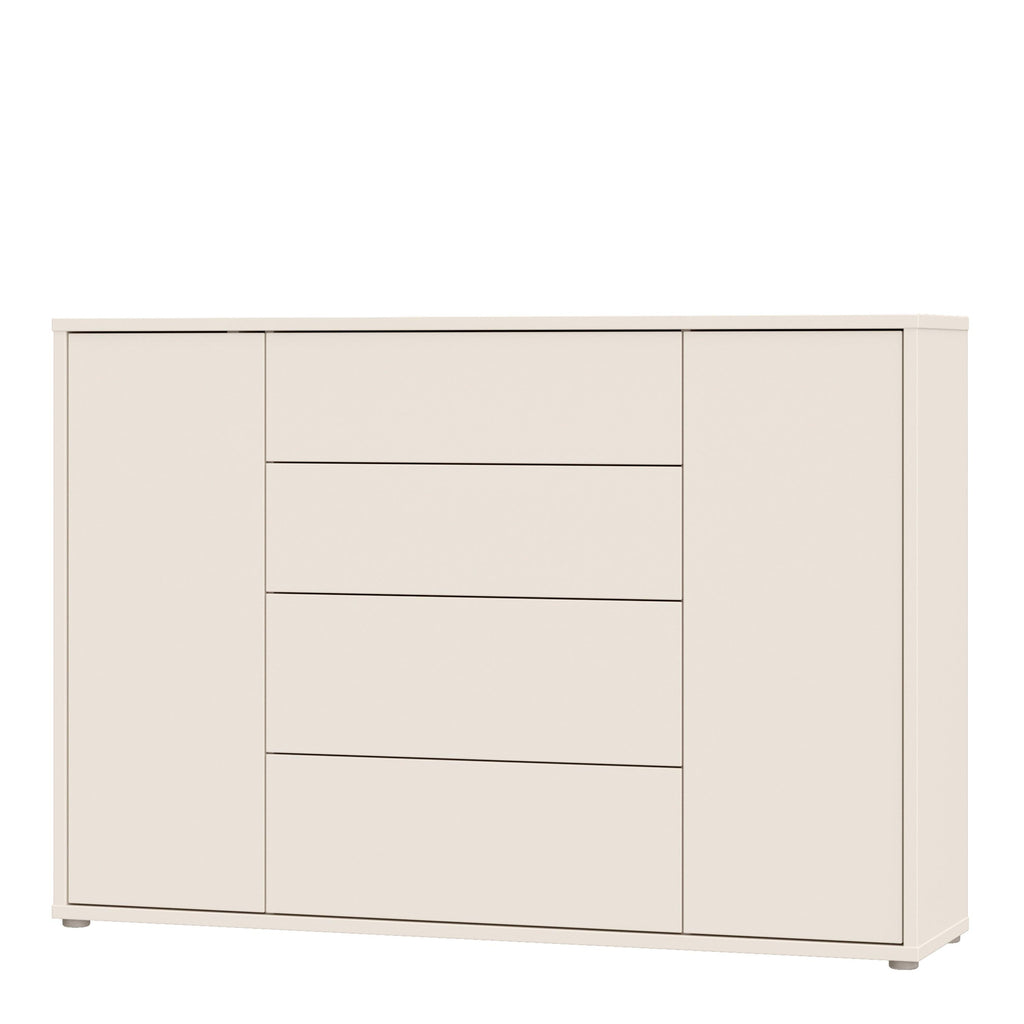 Alice Springs Wide Sideboard with 4 Drawers & 2 Doors with Push-to-Open in Sand - image 3