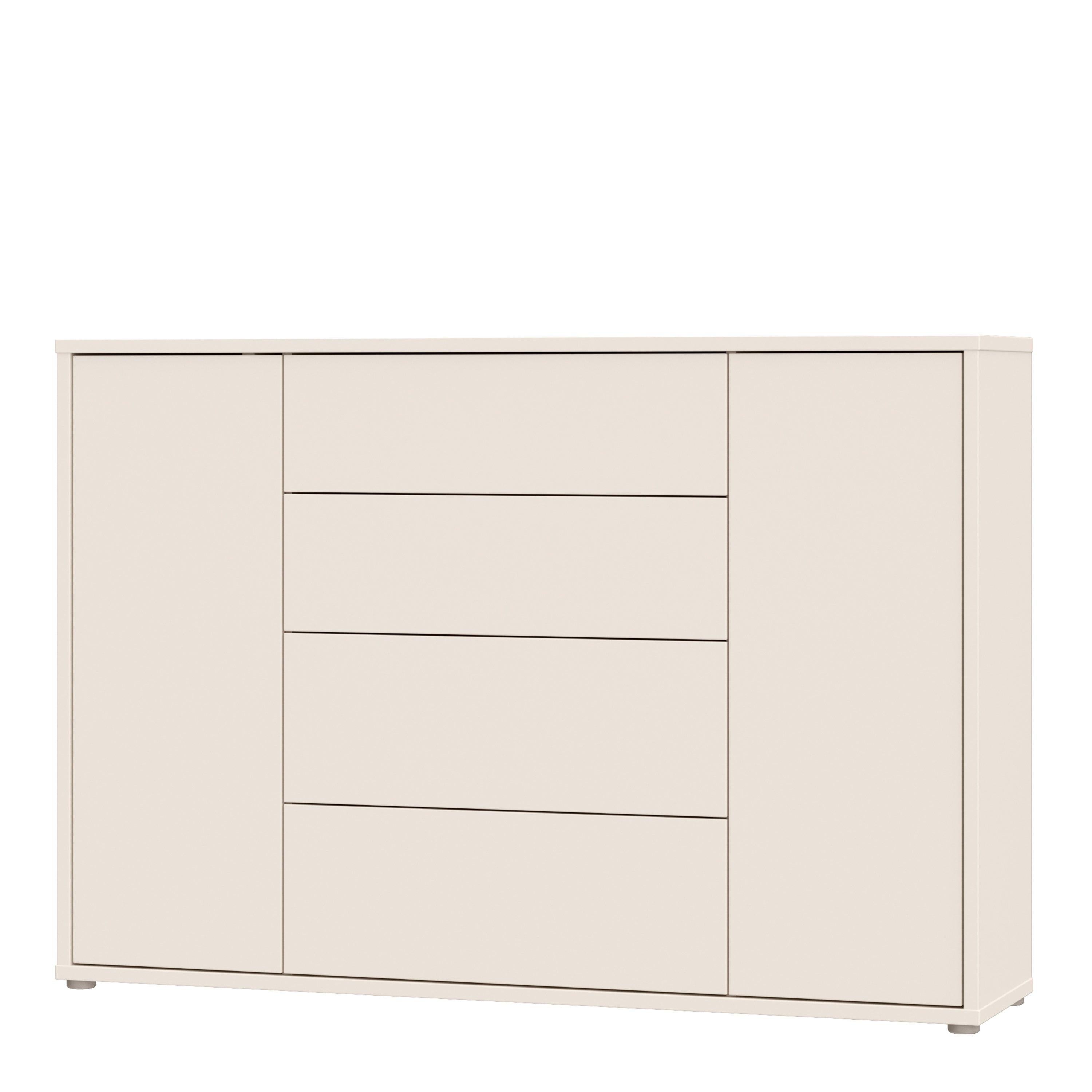 Alice Springs Wide Sideboard with 4 Drawers & 2 Doors with Push-to-Open in Sand - image 3