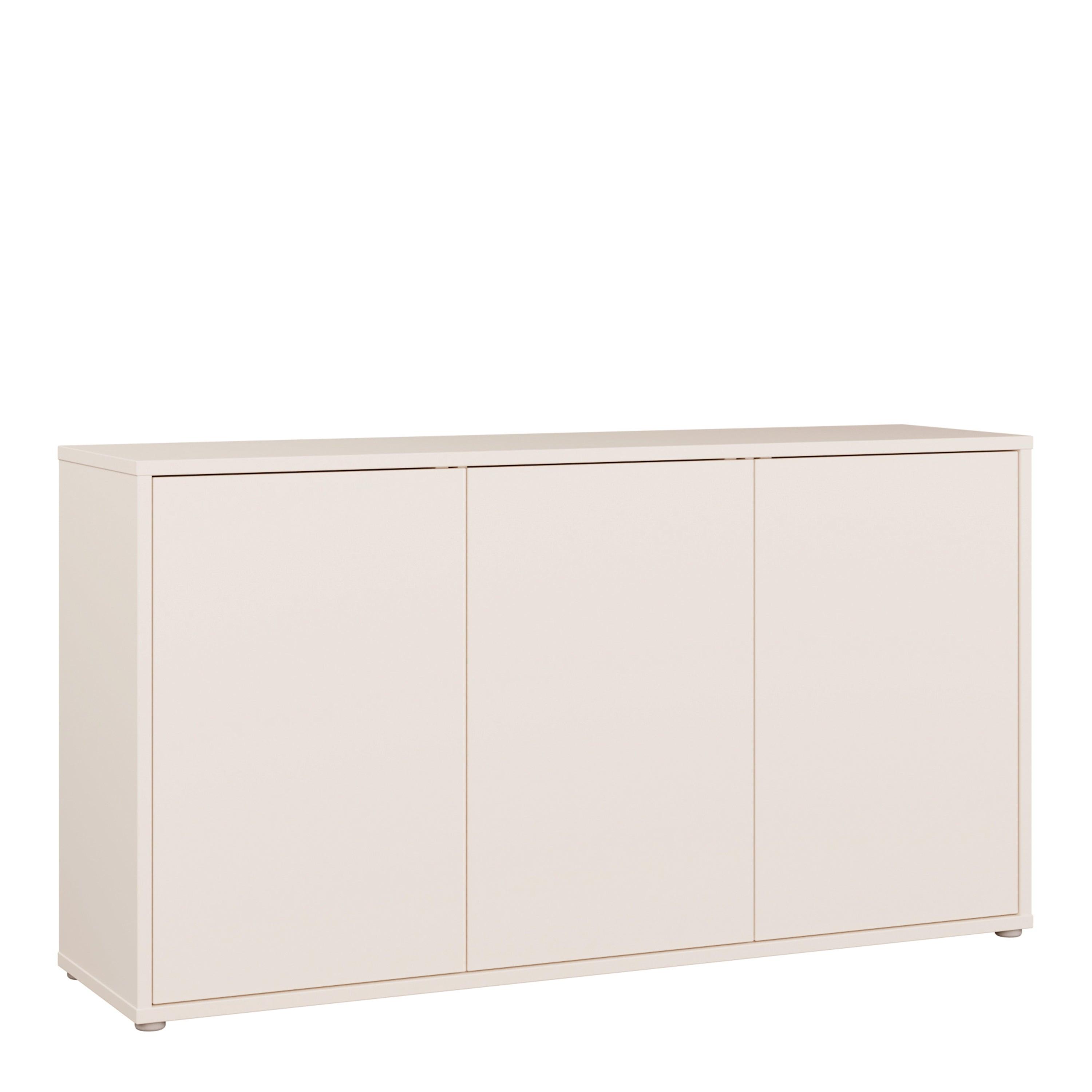 Alice Springs 3 Door Sideboard with Push-to-Open Doors and Drawer in Sand