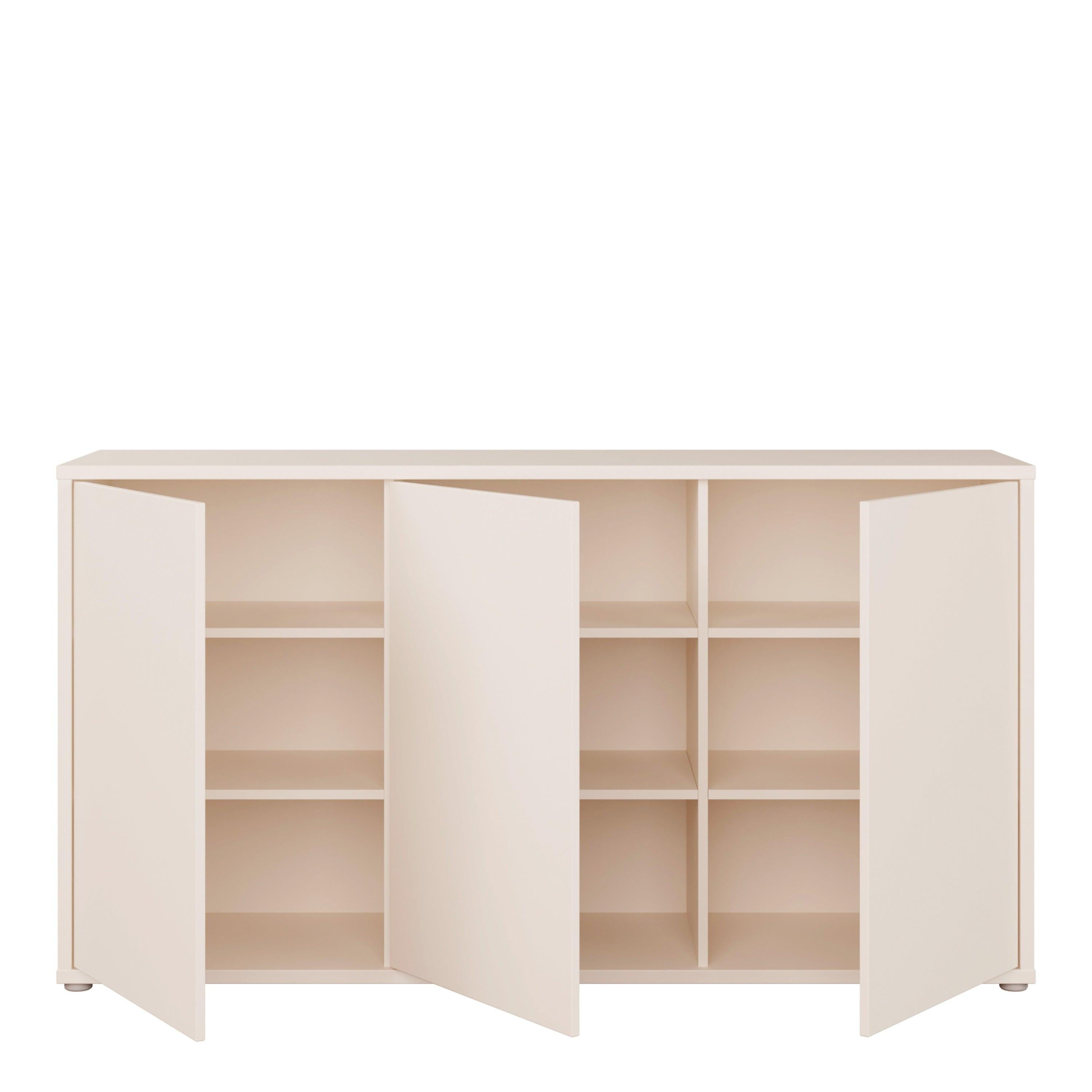 Alice Springs 3 Door Sideboard with Push-to-Open Doors and Drawer in Sand - image 5