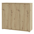 Alice Springs Shoe Cabinet with 3 Doors Push-to-Open in Artisan Oak - image 3