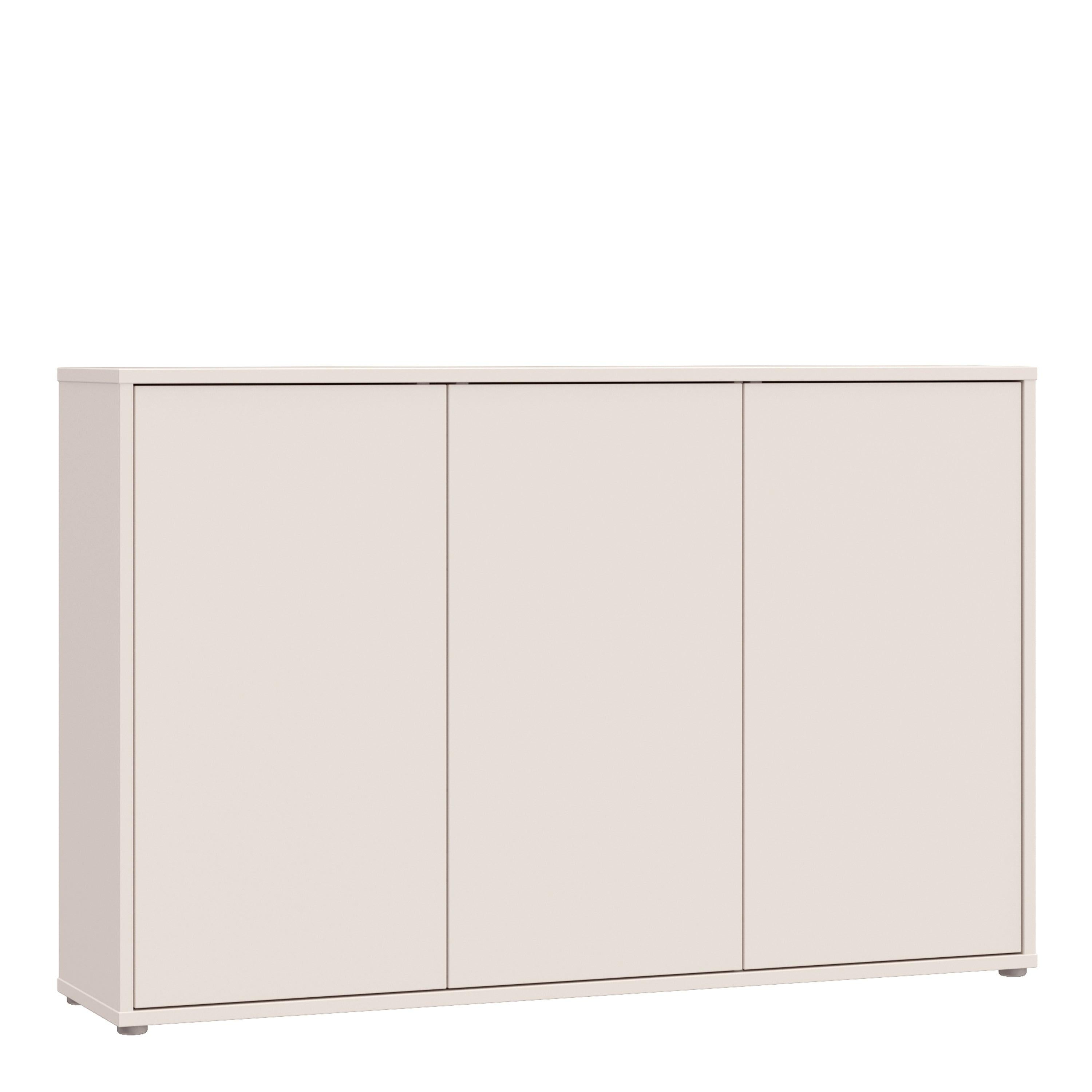 Alice Springs 3 Door Sideboard with Push-to-Open Doors in Sand