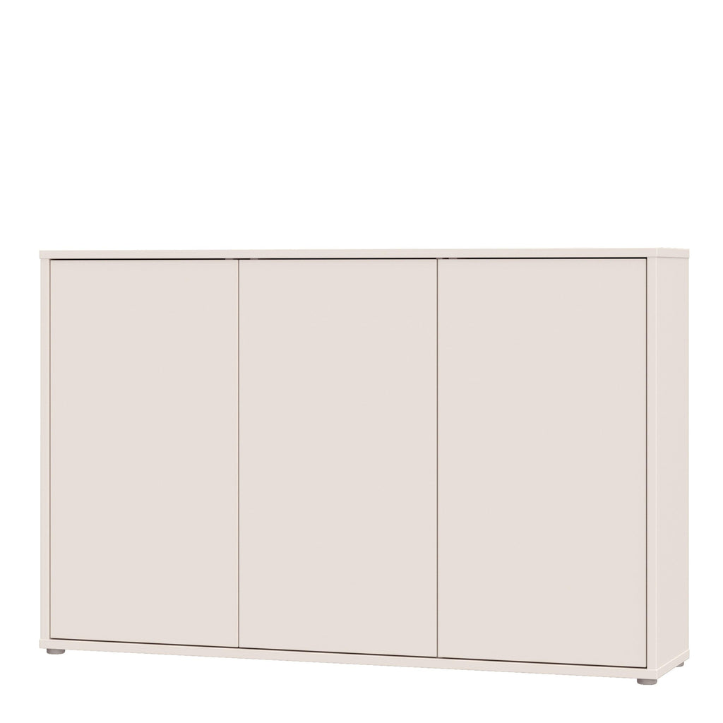 Alice Springs 3 Door Sideboard with Push-to-Open Doors in Sand - image 3