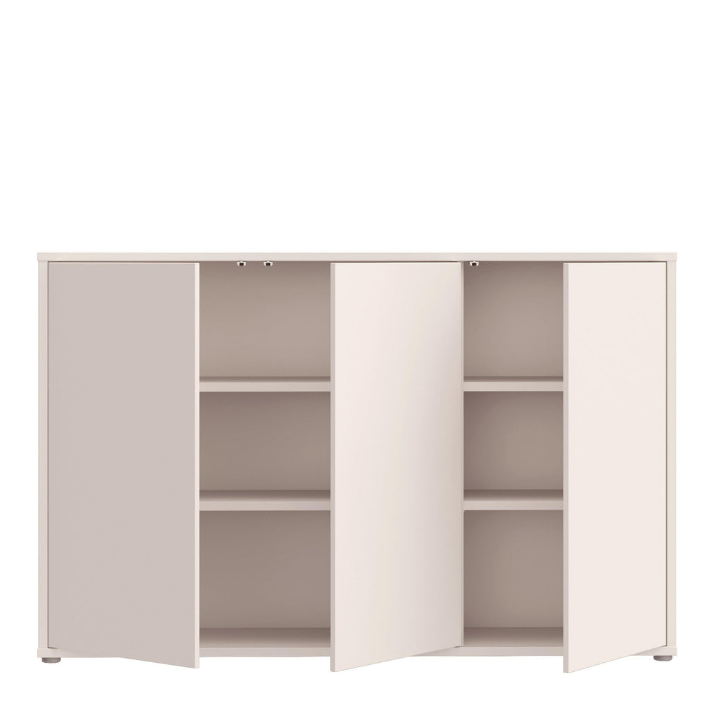 Alice Springs 3 Door Sideboard with Push-to-Open Doors in Sand - image 5
