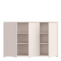 Alice Springs 3 Door Sideboard with Push-to-Open Doors in Sand - image 5