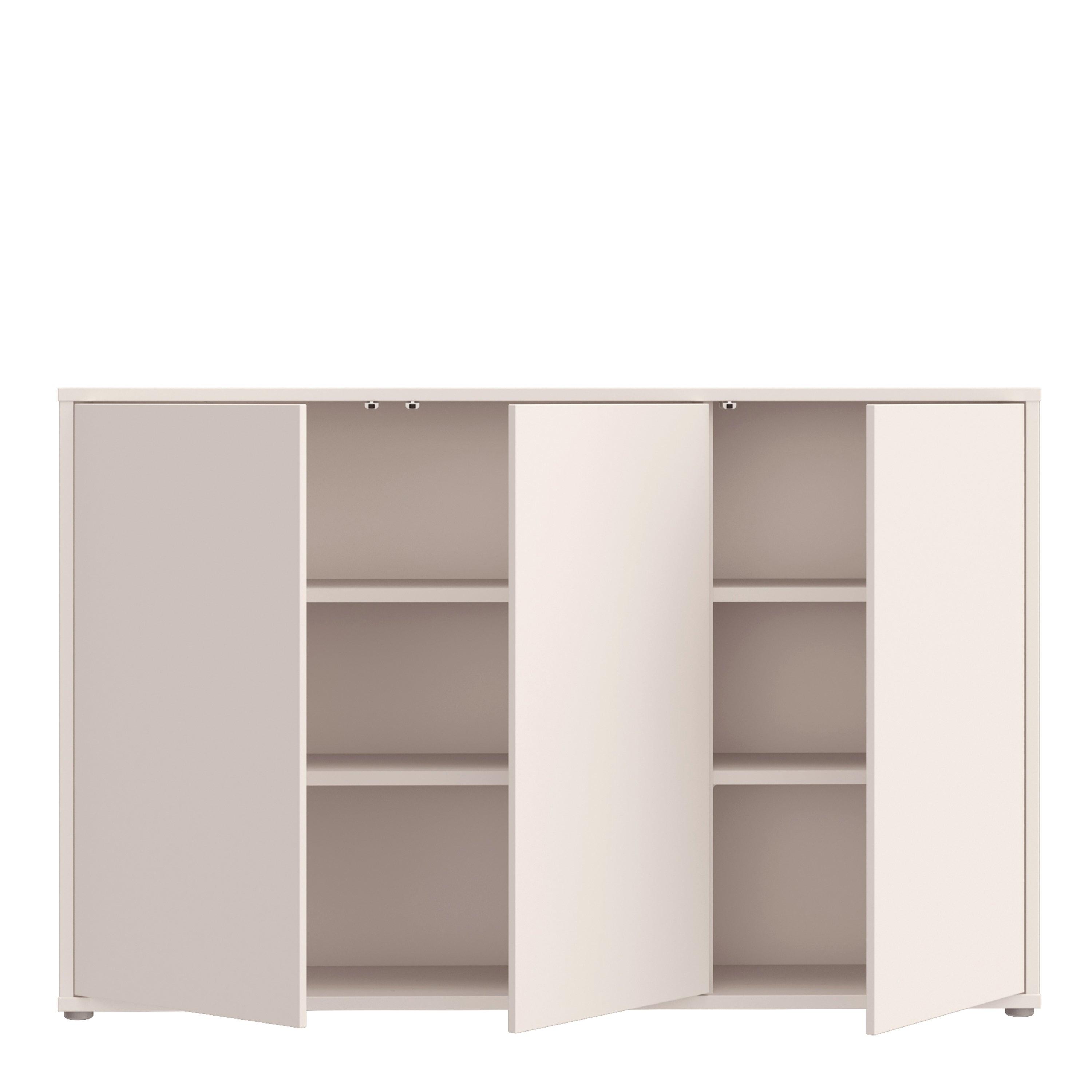 Alice Springs 3 Door Sideboard with Push-to-Open Doors in Sand - image 5