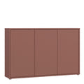 Alice Springs 3 Door Sideboard with Push-to-Open Doors in Terracotta