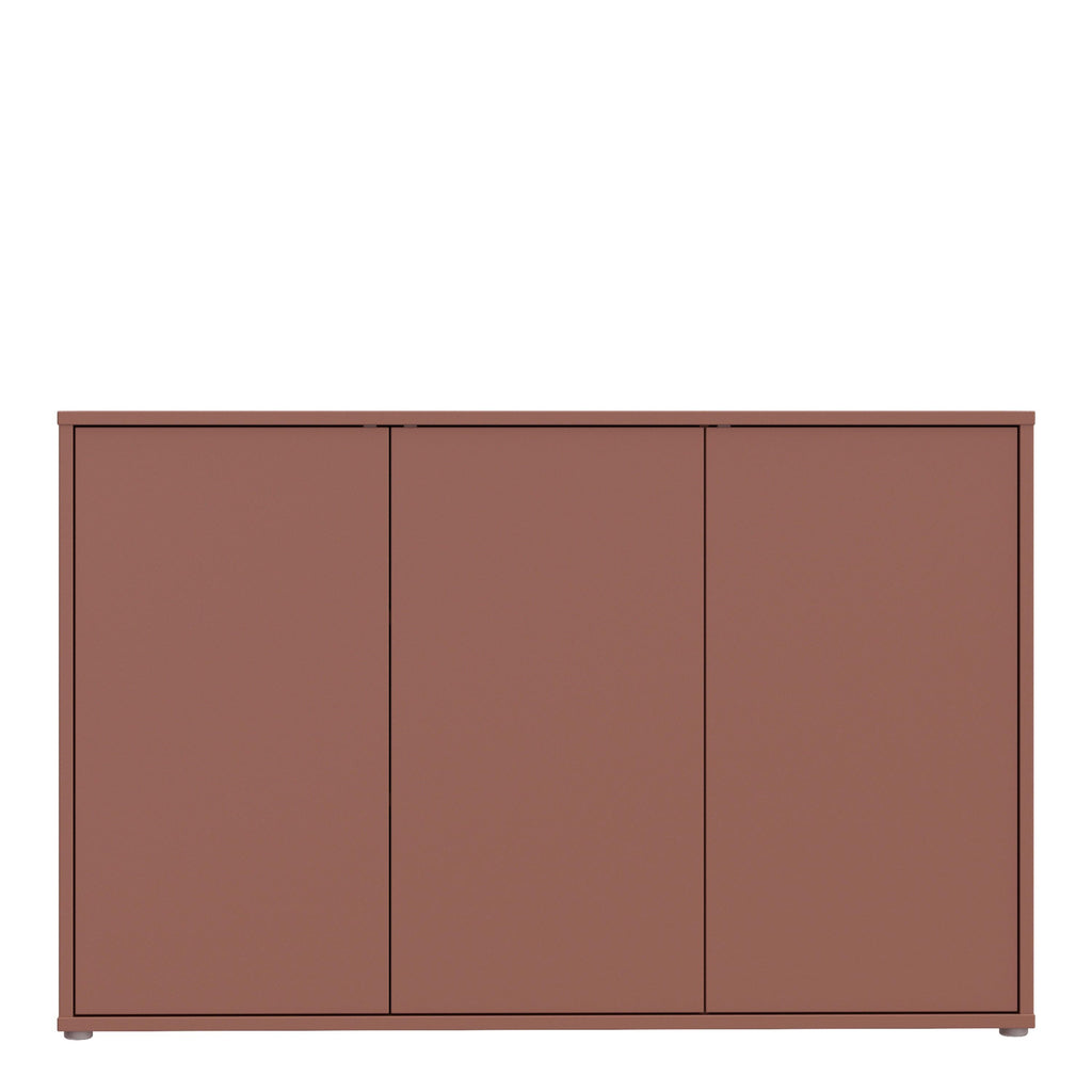 Alice Springs 3 Door Sideboard with Push-to-Open Doors in Terracotta - image 2