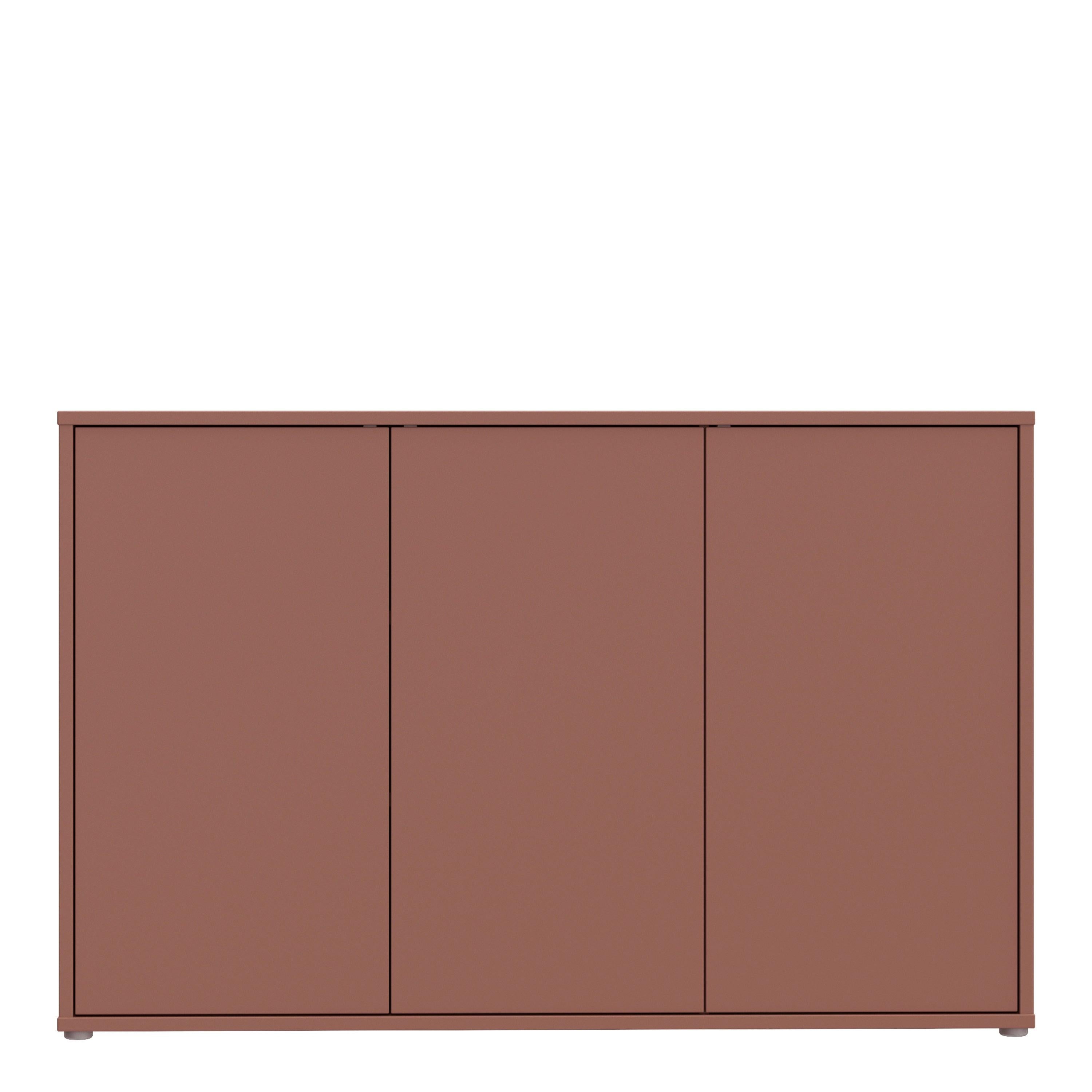 Alice Springs 3 Door Sideboard with Push-to-Open Doors in Terracotta - image 2