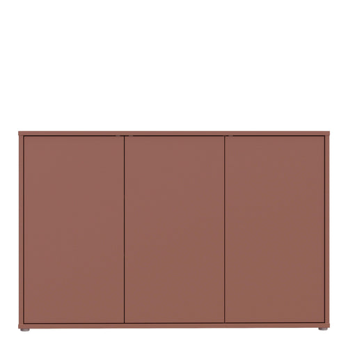 Alice Springs 3 Door Sideboard with Push-to-Open Doors in Terracotta - image 2