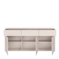 Alice Springs 3 Door 3 Drawer Sideboard with Push-to-Open Drawers in Sand - image 5