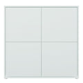 Alice Springs 4 Door Large Storage Cabinet with Push-to-Open Doors in Light Grey - image 2