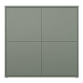 Alice Springs 4 Door Large Storage Cabinet with Push-to-Open Doors in Sage Green - image 2