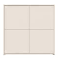 Alice Springs 4 Door Large Storage Cabinet with Push-to-Open Doors in Sand - image 2