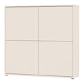 Alice Springs 4 Door Large Storage Cabinet with Push-to-Open Doors in Sand - image 3