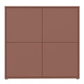 Alice Springs 4 Door Large Storage Cabinet with Push-to-Open Doors in Terracotta - image 2