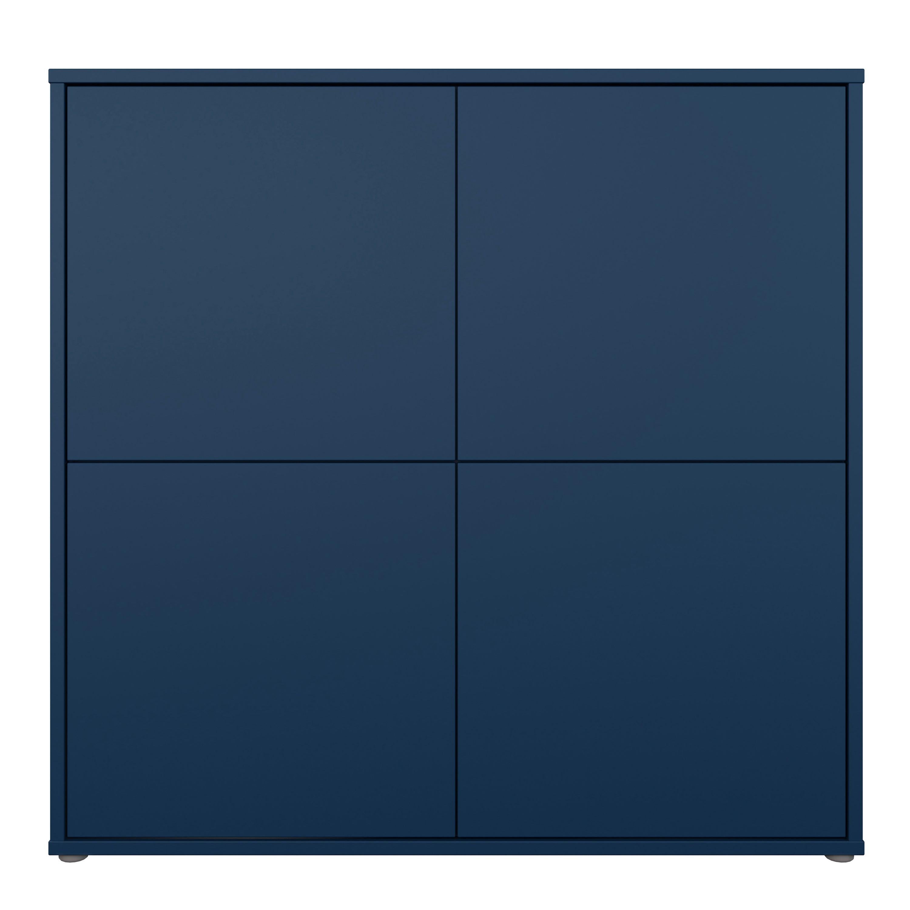 Alice Springs 4 Door Large Storage Cabinet with Push-to-Open Doors in Night Blue - image 2