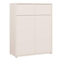 Alice Springs Storage Cabinet with 2 Doors & 2 Drawers with Push-to-Open in Sand