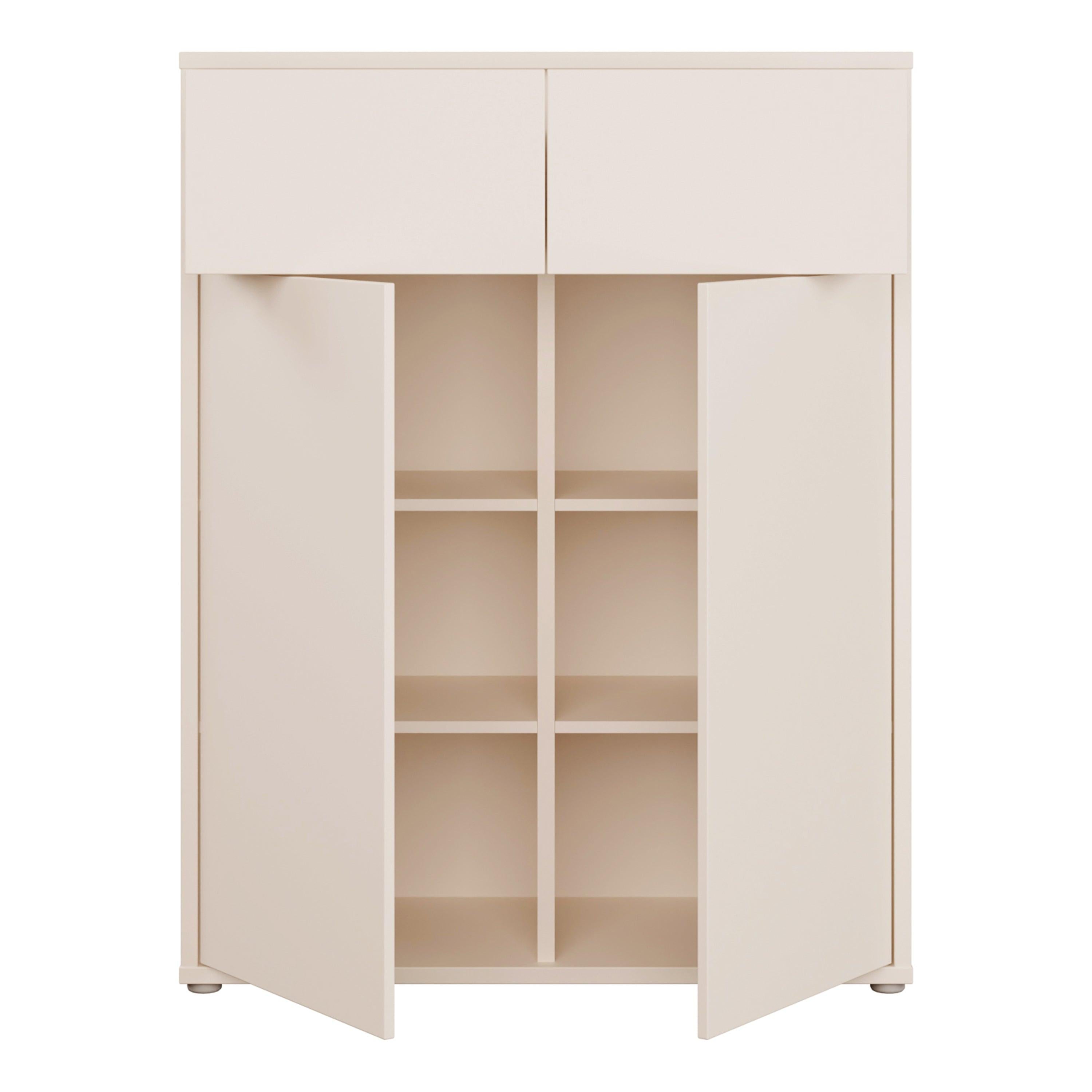 Alice Springs Storage Cabinet with 2 Doors & 2 Drawers with Push-to-Open in Sand - image 5