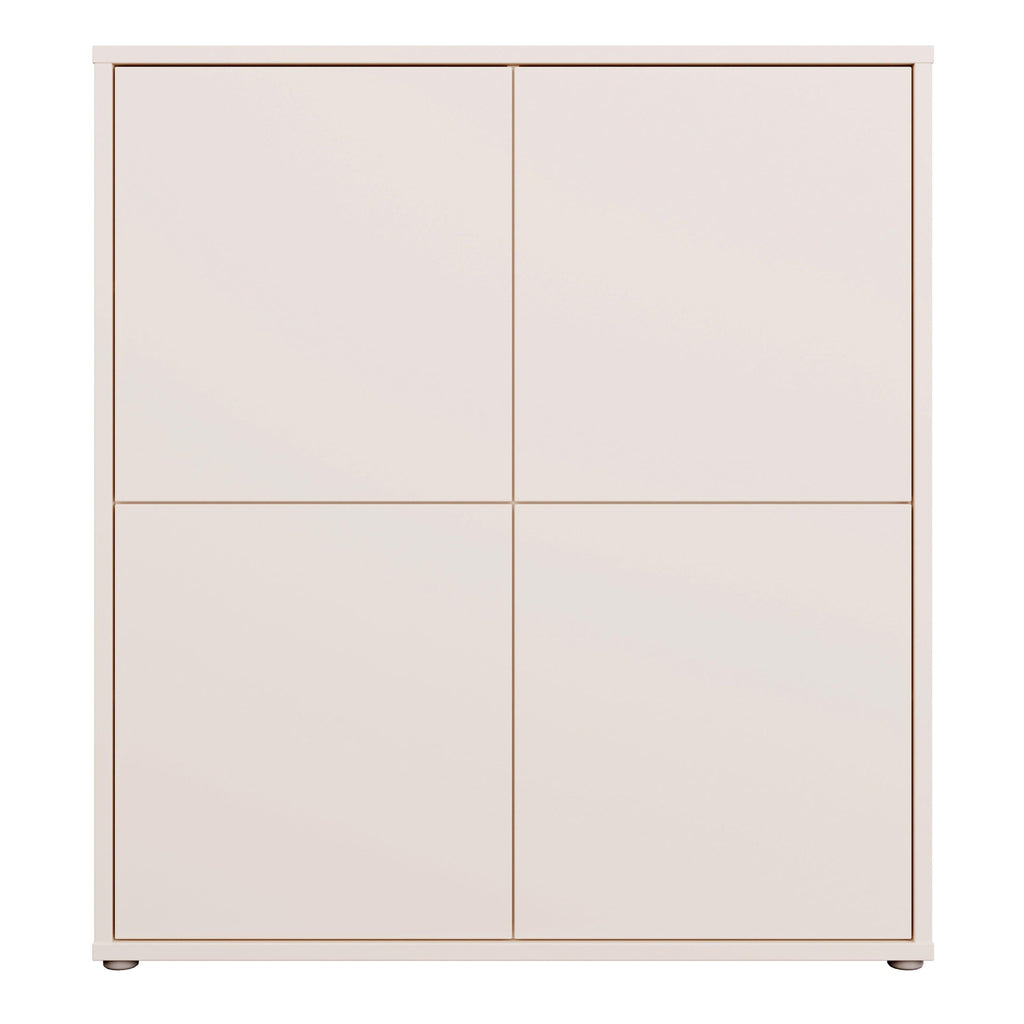 Alice Springs 4 Door Storage Cabinet with Push-to-Open Doors in Sand - image 2