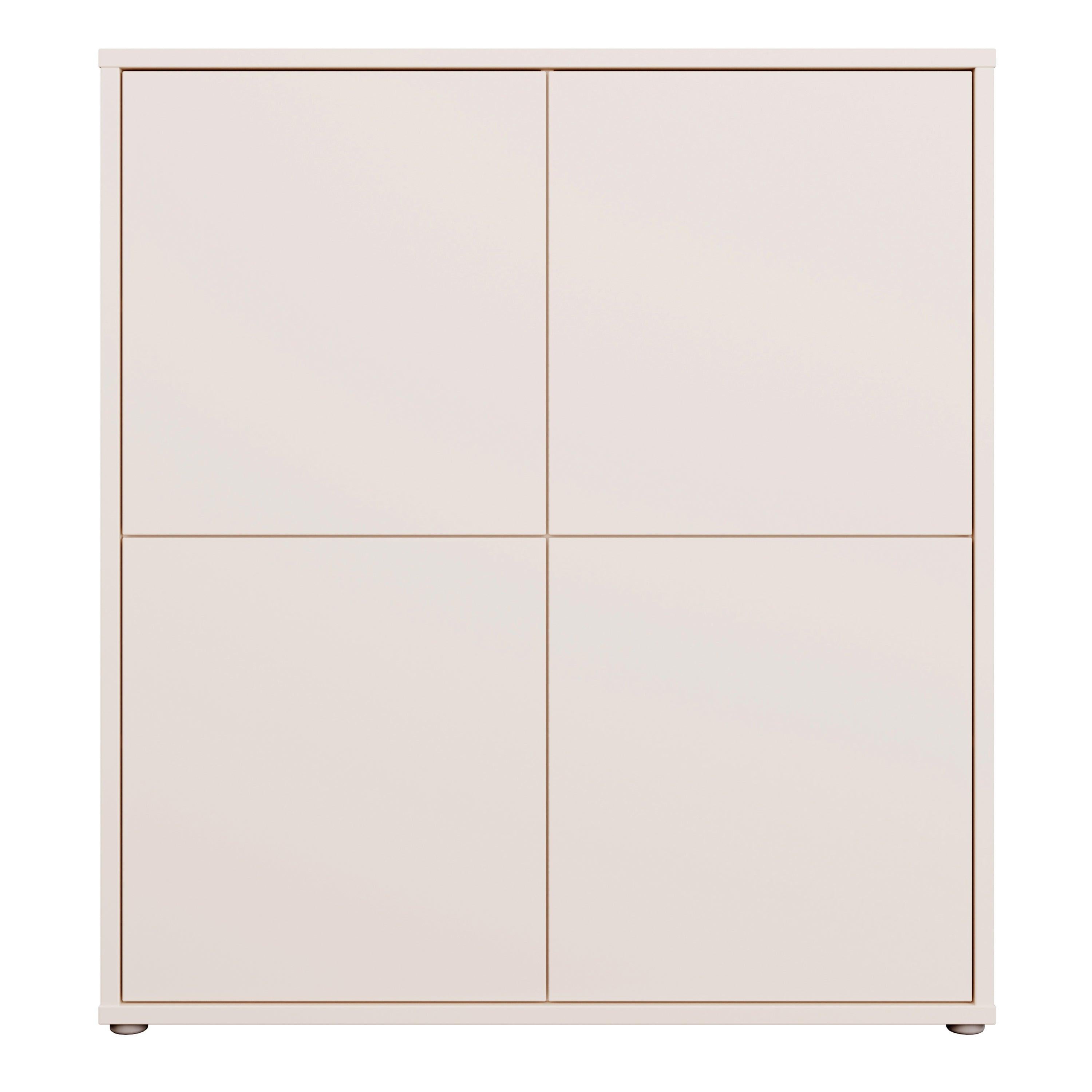 Alice Springs 4 Door Storage Cabinet with Push-to-Open Doors in Sand - image 2