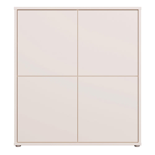 Alice Springs 4 Door Storage Cabinet with Push-to-Open Doors in Sand - image 2
