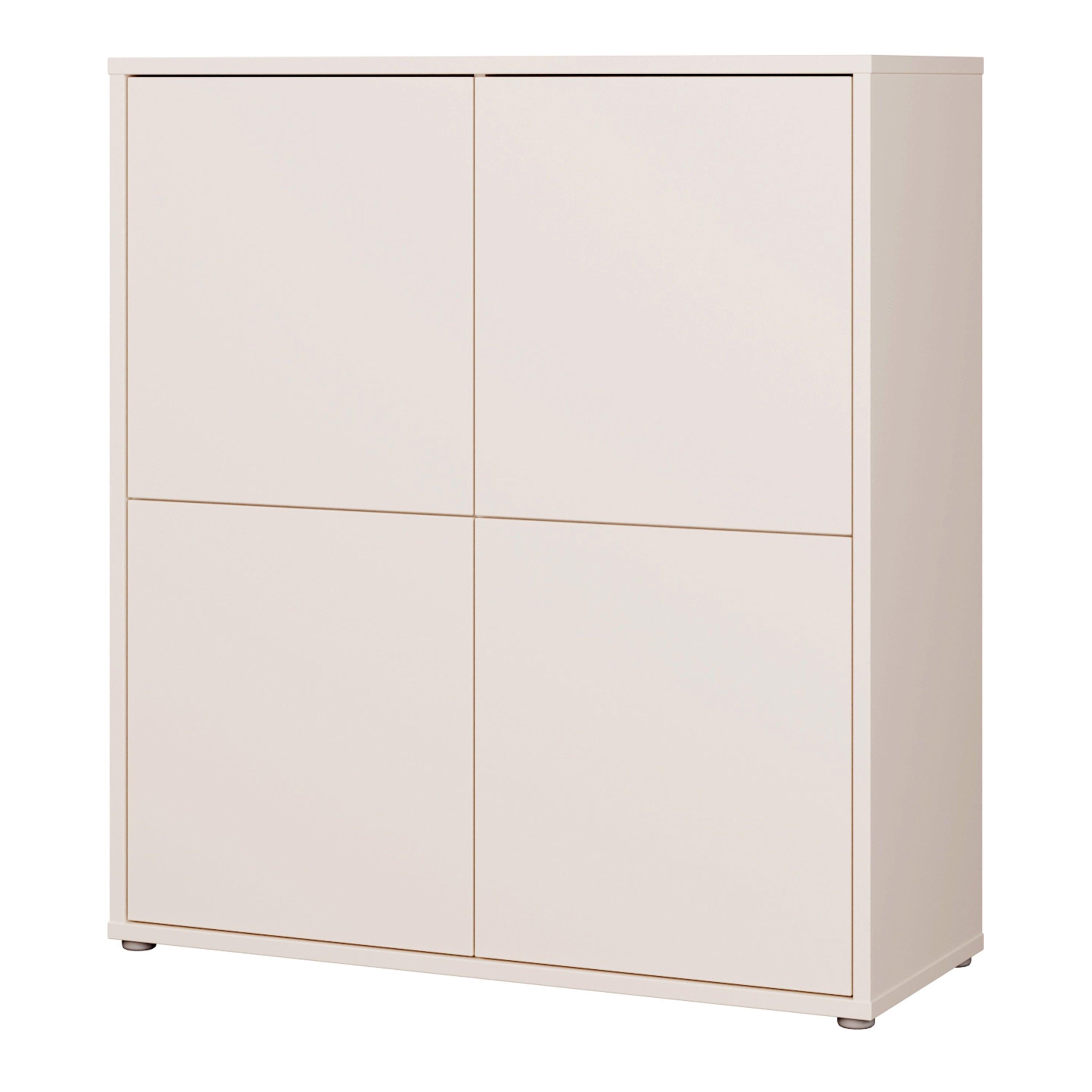 Alice Springs 4 Door Storage Cabinet with Push-to-Open Doors in Sand - image 3