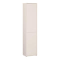Alice Springs Narrow Tall Cupboard with 2 Push-to-Open Doors in Sand