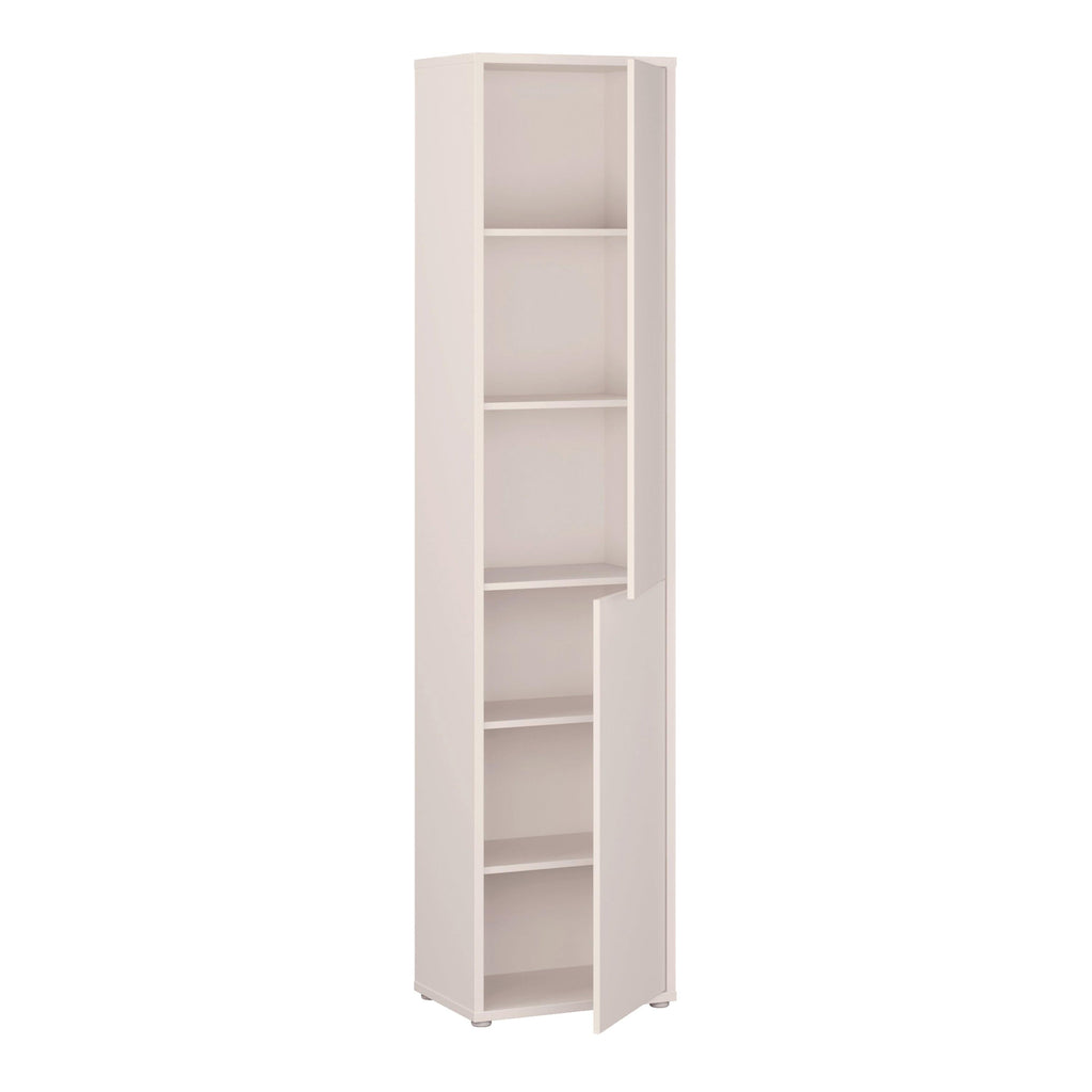 Alice Springs Narrow Tall Cupboard with 2 Push-to-Open Doors in Sand - image 4