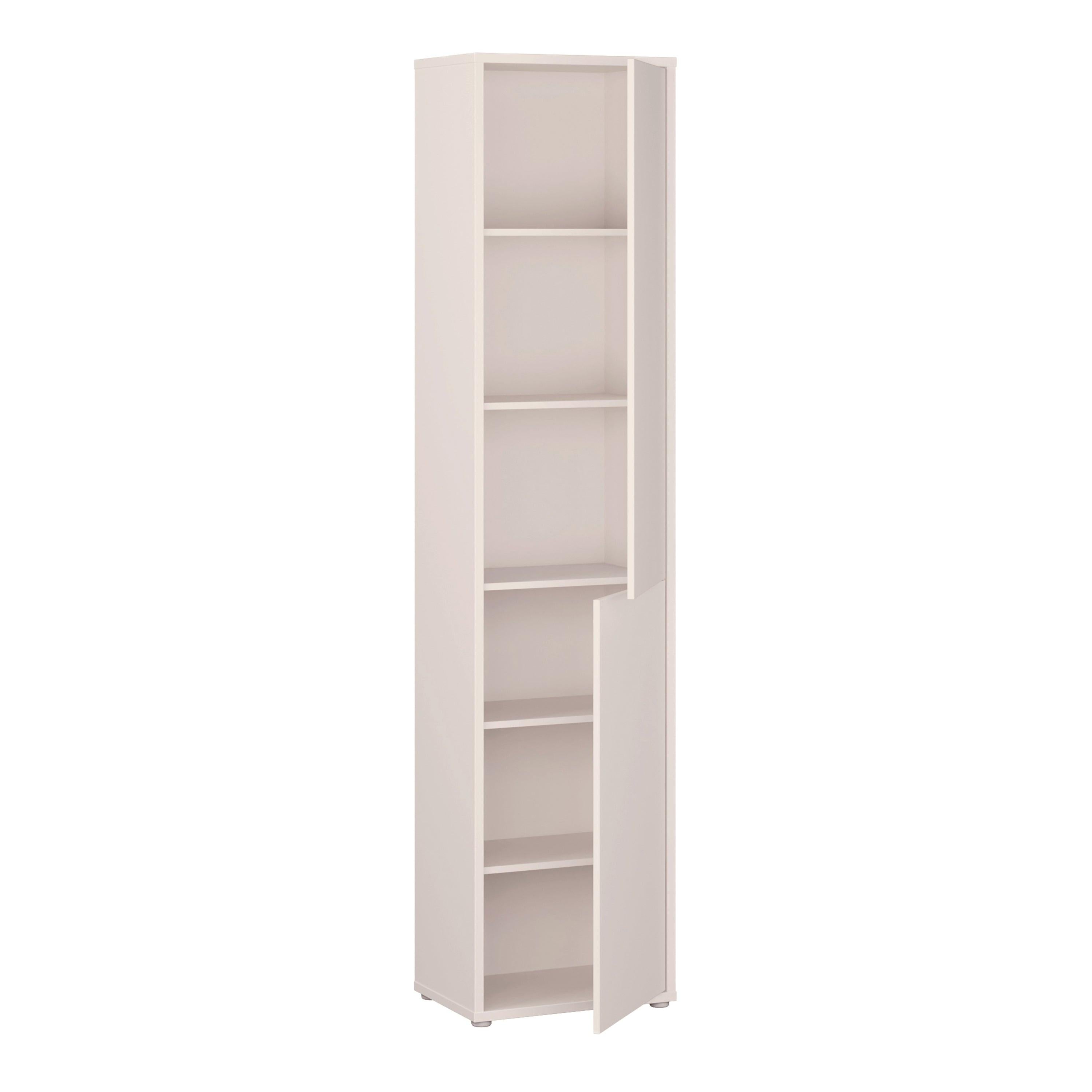 Alice Springs Narrow Tall Cupboard with 2 Push-to-Open Doors in Sand - image 4