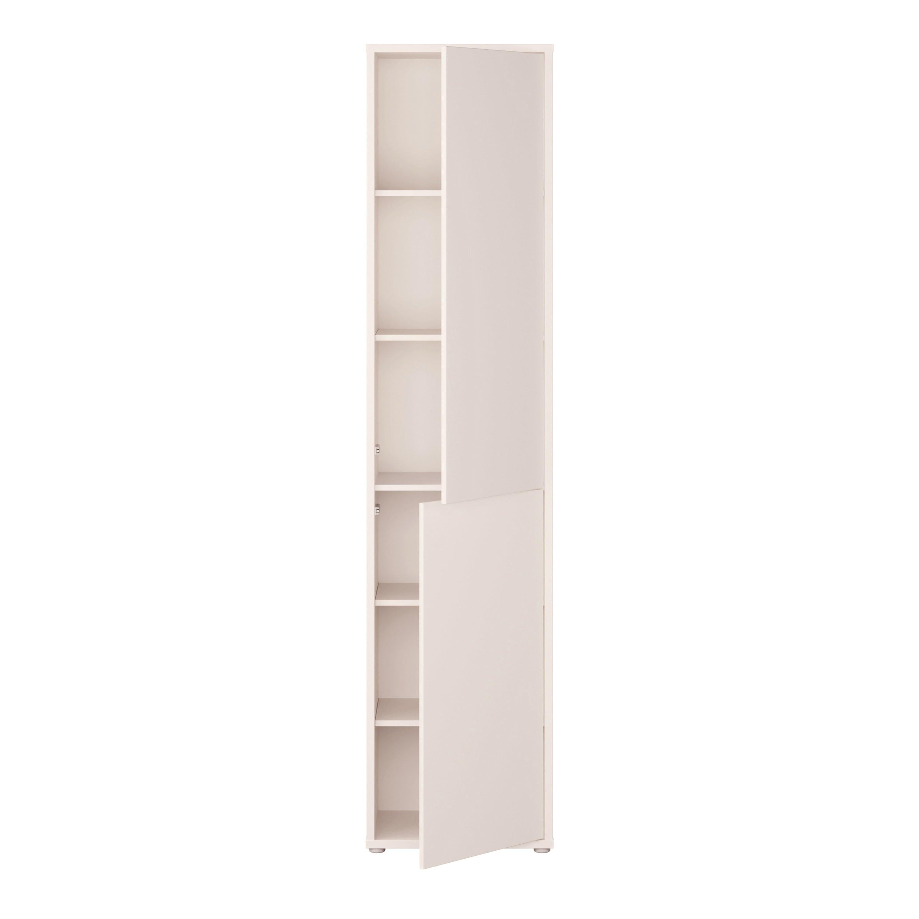 Alice Springs Narrow Tall Cupboard with 2 Push-to-Open Doors in Sand - image 5