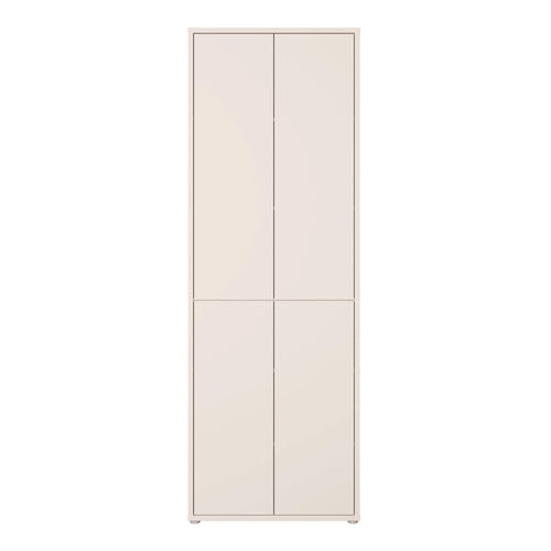 Alice Springs 4 Door Tall Storage Cabinet with Push-to-Open Doors in Sand - image 2