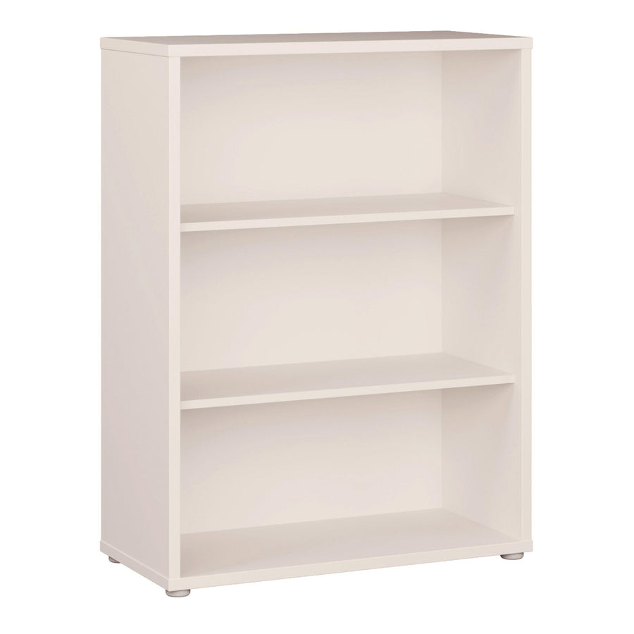 Alice Springs Low Wide Bookcase with Open Shelving in Sand