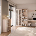 Alice Springs Low Wide Bookcase with Open Shelving in Sand - image 5