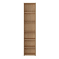Alice Springs Tall Narrow Bookcase with 5 Shelves in Elegancia Oak - image 2